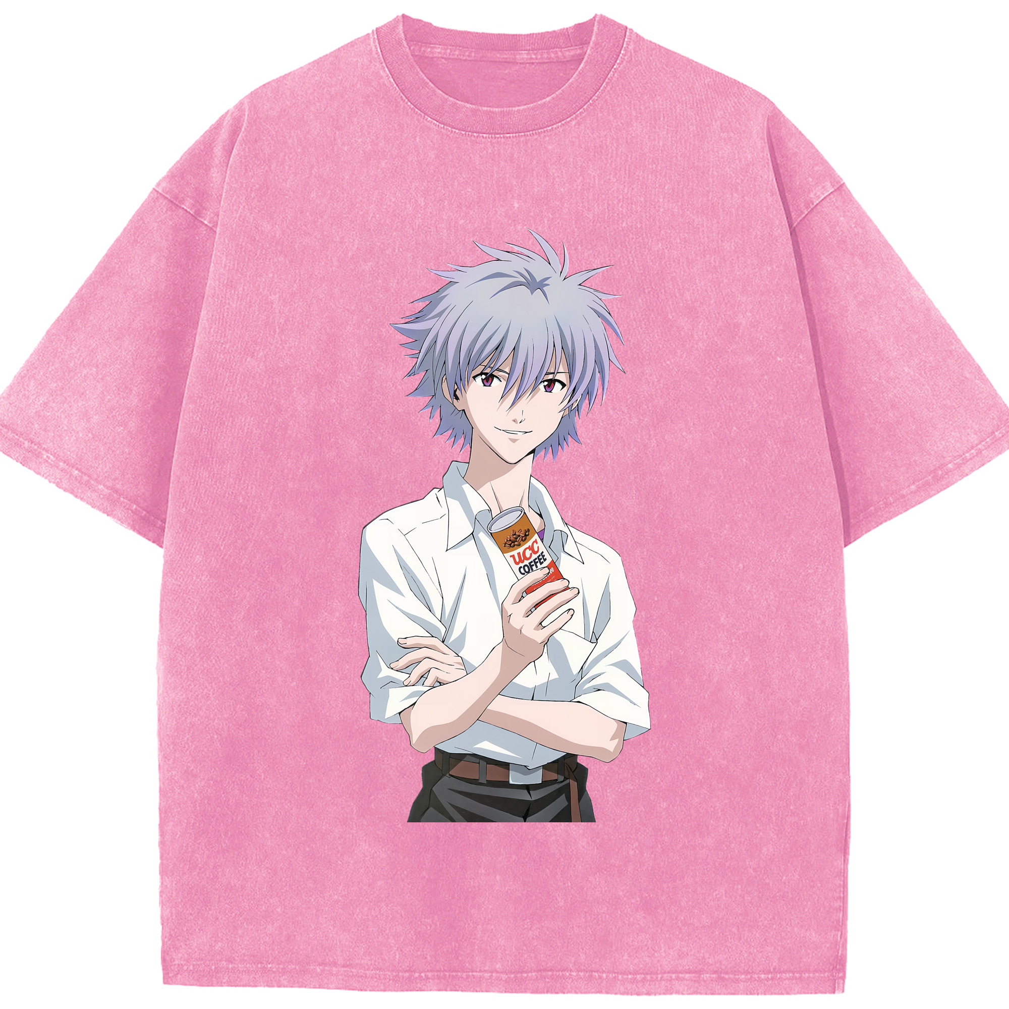 （画像用） EVA 新世紀エヴァンゲリオン 綿100% ヴィンテージ風 半袖Tシャツ（フロントプリント）